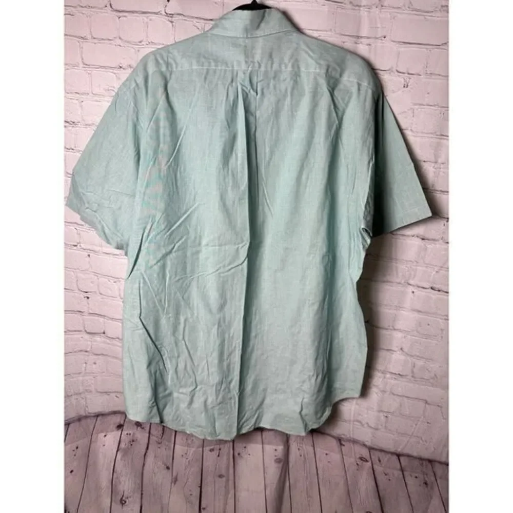 Ralph Lauren‎ Classic Fit Mint Green Button-Down Shirt Casual Elegant - Picture 5 of 5